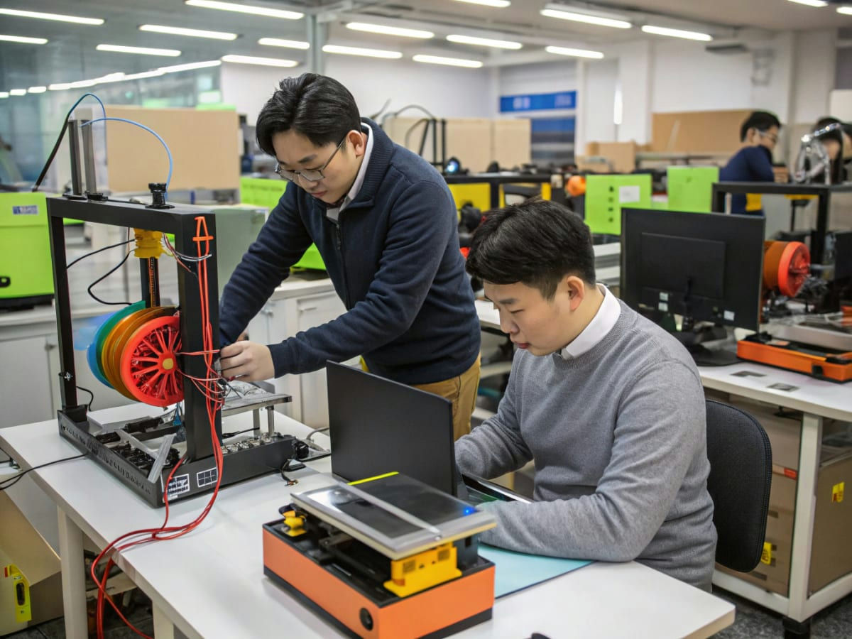 최신 3D프린팅 기술로 만든 대화형 시제품