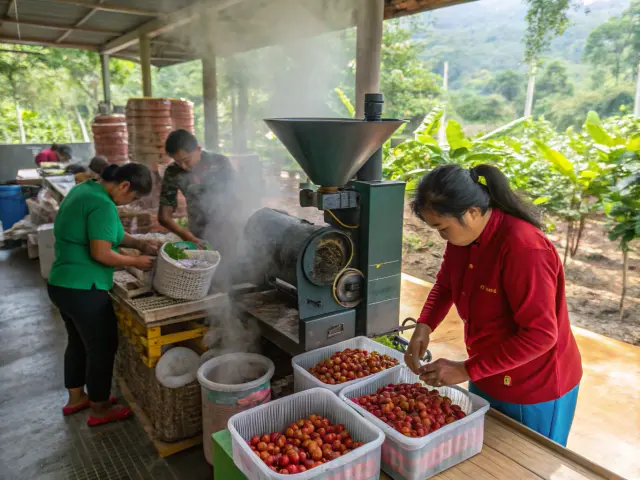 람동 지역 차와 커피 산업에 1조동 투자 예정