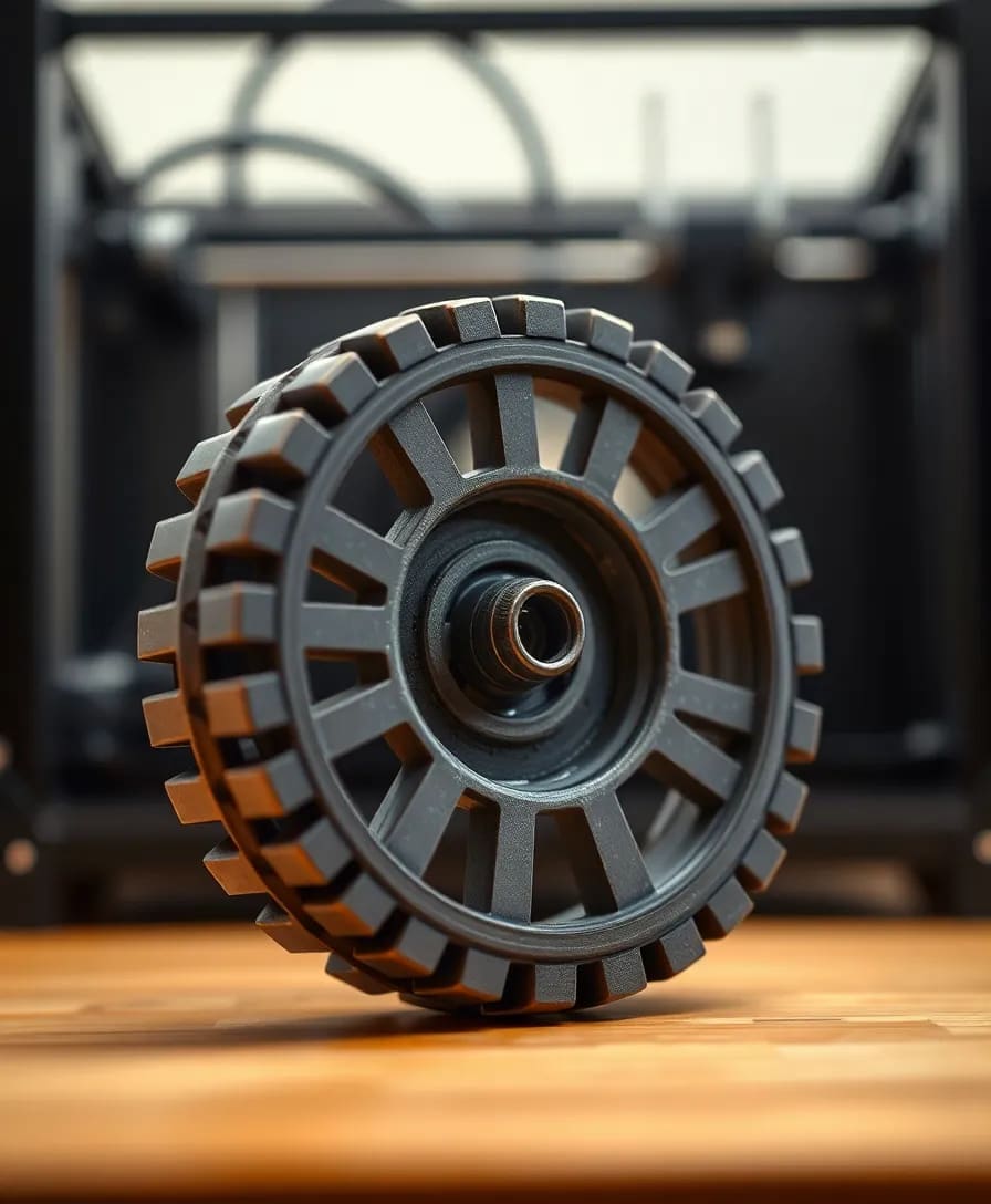 로봇에 최적화된 한양 공장 맞춤형 바퀴 제작 방법