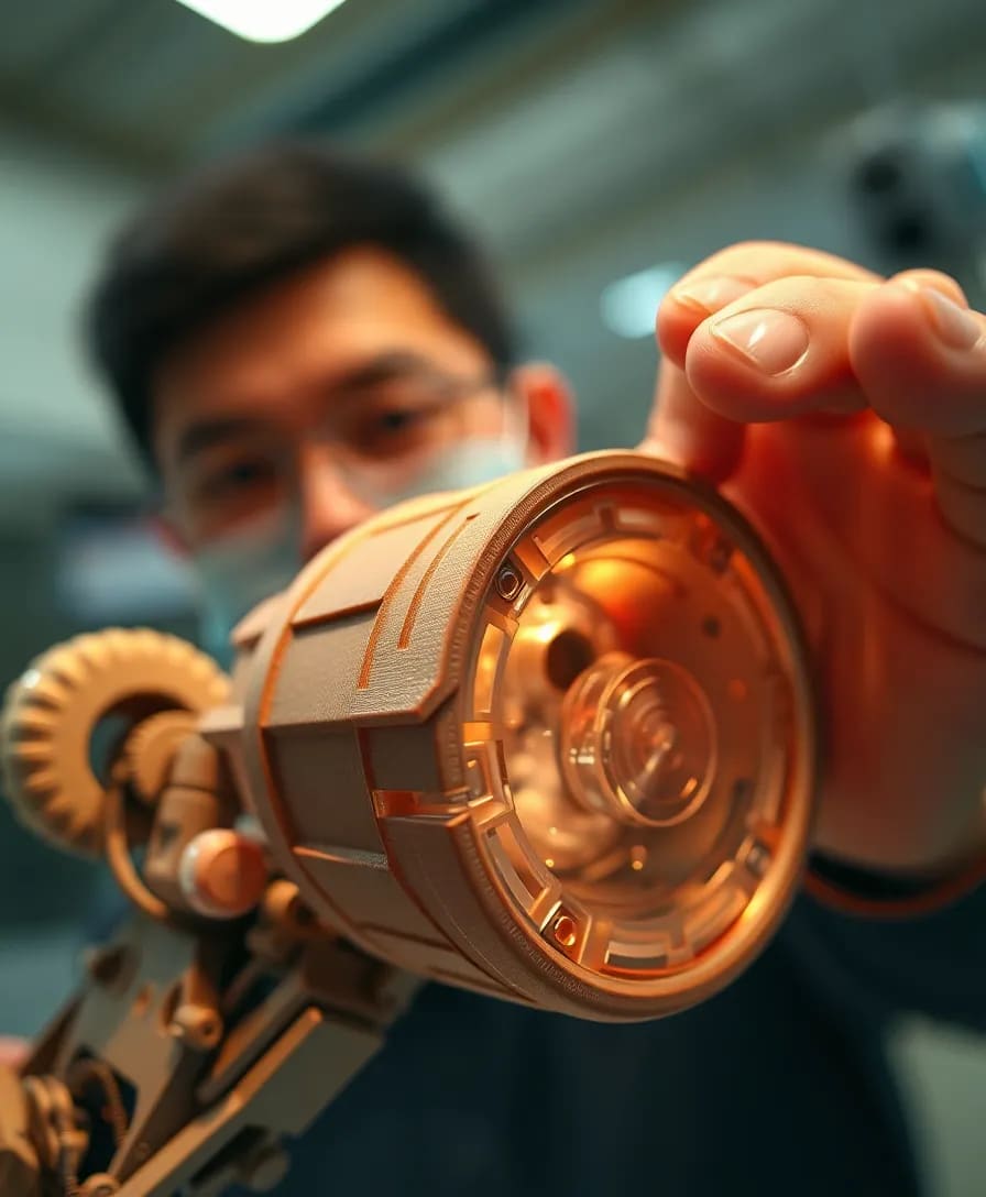 로봇 부품 성능 향상을 위한 삼디 프린팅 적용 사례